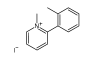 1-methyl-2-o-tolyl-pyridinium, iodide Structure