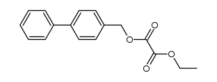 4-phenylbenzyl ethyl oxalate Structure