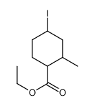 ethyl 4-iodo-2-methylcyclohexane-1-carboxylate结构式