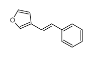 3-(2-phenylethenyl)furan结构式