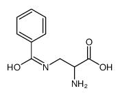 2-amino-3-benzamidopropanoic acid结构式