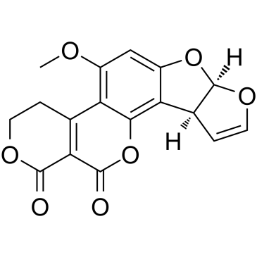 黄曲霉毒素G1结构式