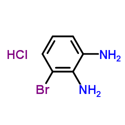 3-Bromo-1,2-benzenediamine hydrochloride (1:1) Structure