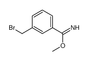 methyl 3-(bromomethyl)benzenecarboximidate Structure