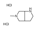 5-甲基-1H-六氢吡咯并[3,4-b]吡咯双盐酸盐结构式