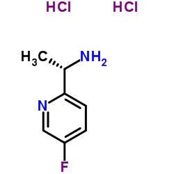 (S)-1-(5-氟吡啶-2-基)乙胺二盐酸盐结构式
