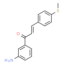 3'-Amino-4-(methylthio)chalcone Structure