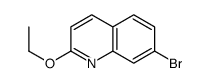 7-溴-2-乙氧基喹啉结构式