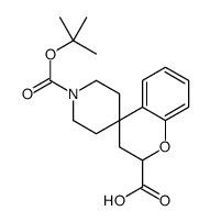 1'-(tert-butoxycarbonyl)spiro[chroMan-4,4'-piperidine]-2-carboxylic acid Structure