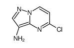 3-氨基-5-氯吡唑[1,5-A]嘧啶结构式