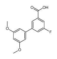 3-(3,5-dimethoxyphenyl)-5-fluorobenzoic acid Structure