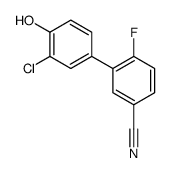 3-(3-chloro-4-hydroxyphenyl)-4-fluorobenzonitrile Structure
