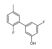 3-fluoro-5-(2-fluoro-5-methylphenyl)phenol Structure