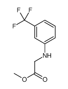 Methyl N-[3-(trifluoromethyl)phenyl]glycinate Structure
