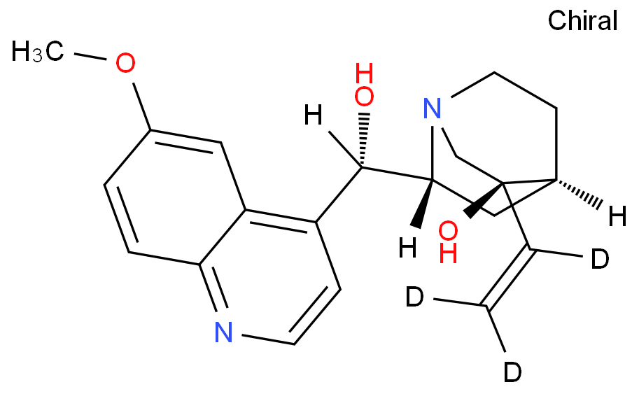 (3R)-Hydroxyquinidine-vinyl-d3 Structure