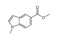 1-甲基-5-吲哚甲酸甲酯结构式