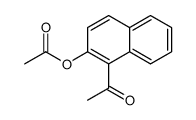 (1-acetylnaphthalen-2-yl) acetate结构式