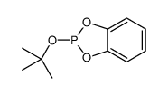 2-[(2-methylpropan-2-yl)oxy]-1,3,2-benzodioxaphosphole结构式