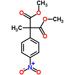DIMETHYL 2-METHYL-2-(4-NITROPHENYL)MALONATE Structure