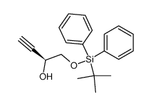 (S)-1[(tert-butyldiphenylsilyl)oxy]-3-butyn-2-ol结构式
