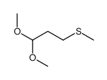 1,1-dimethoxy-3-(methylthio)propane Structure