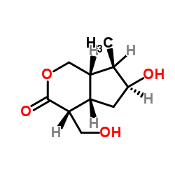 (4R,4AS,6S,7R,7AS)-六氢-6-羟基-4-(羟基甲基)-7-甲基环戊并[C]吡喃-3(1H)-酮图片