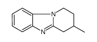 (9CI)-1,2,3,4-四氢-3-甲基吡啶并[1,2-a]苯并咪唑结构式