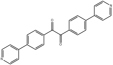 1,2-Bis(4-(pyridin-4-yl)phenyl)ethane-1,2-dione Structure