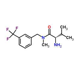 N-Methyl-N-[3-(trifluoromethyl)benzyl]-L-valinamide Structure