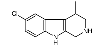 6-chloro-4-methyl-2,3,4,9-tetrahydro-1H-pyrido[3,4-b]indole Structure