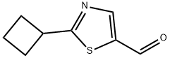 2-Cyclobutyl-1,3-thiazole-5-carbaldehyde Structure
