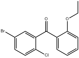 (5-broMo-2-chlorophenyl)(2-ethoxyphenyl)Methanone Structure