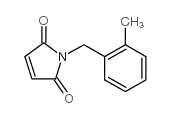 1-((2-甲基苯基)甲基)-1H-吡咯-2,5-二酮结构式