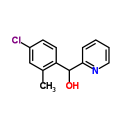 (4-Chloro-2-methylphenyl)(2-pyridinyl)methanol结构式