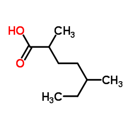 2,5-二甲基庚酸结构式
