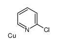2-chloropyridine,copper Structure