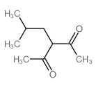 2,4-Pentanedione,3-(2-methylpropyl)- Structure