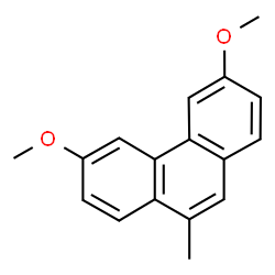 3,6-Dimethoxy-9-methylphenanthrene Structure
