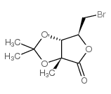 5-溴-5-脱氧-2,3-O-异丙亚基-2-C-甲基-D-核糖酸-gamma-内酯结构式