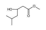 methyl (3R)-3-hydroxy-5-methylhexanoate Structure
