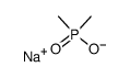 dimethylphosphinic acid sodium salt Structure