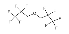 Bis(2,2,3,3,3-pentafluoropropyl) ether结构式