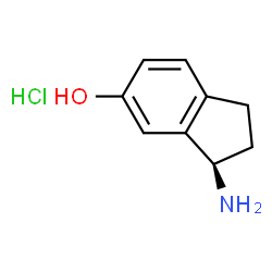(3R)-3-氨基-2,3-二氢-1H-茚满-5-醇盐酸盐结构式