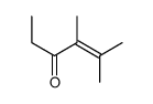 4,5-Dimethyl-4-hexen-3-one Structure