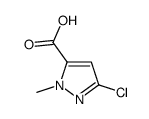 3-氯-1-甲基-1H-吡唑-5-羧酸结构式