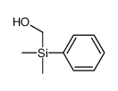 (二甲基(苯基)甲硅烷基)甲醇结构式