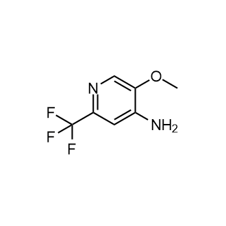 5-甲氧基-2-(三氟甲基)吡啶-4-胺结构式
