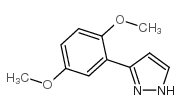 3-(2,5-DIMETHOXYPHENYL)-1H-PYRAZOLE Structure