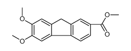 methyl 6,7-dimethoxy-9H-fluorene-2-carboxylate结构式