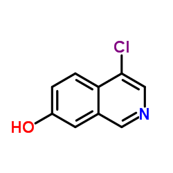 4-氯异喹啉-7-醇结构式